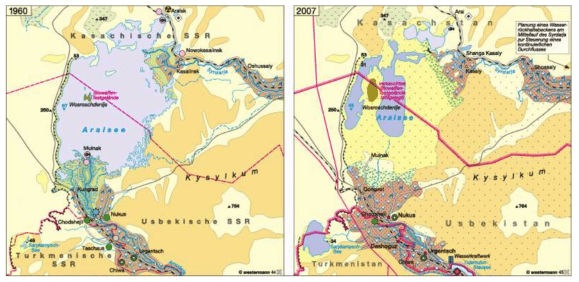 Aralsee Verortung: Lage und Koordinaten - slow travel to asia.ch