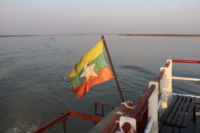 Flagge Myanmar Schiff