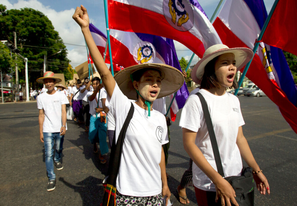 Auch in Myanmar ist der 1.Mai ein Feiertag