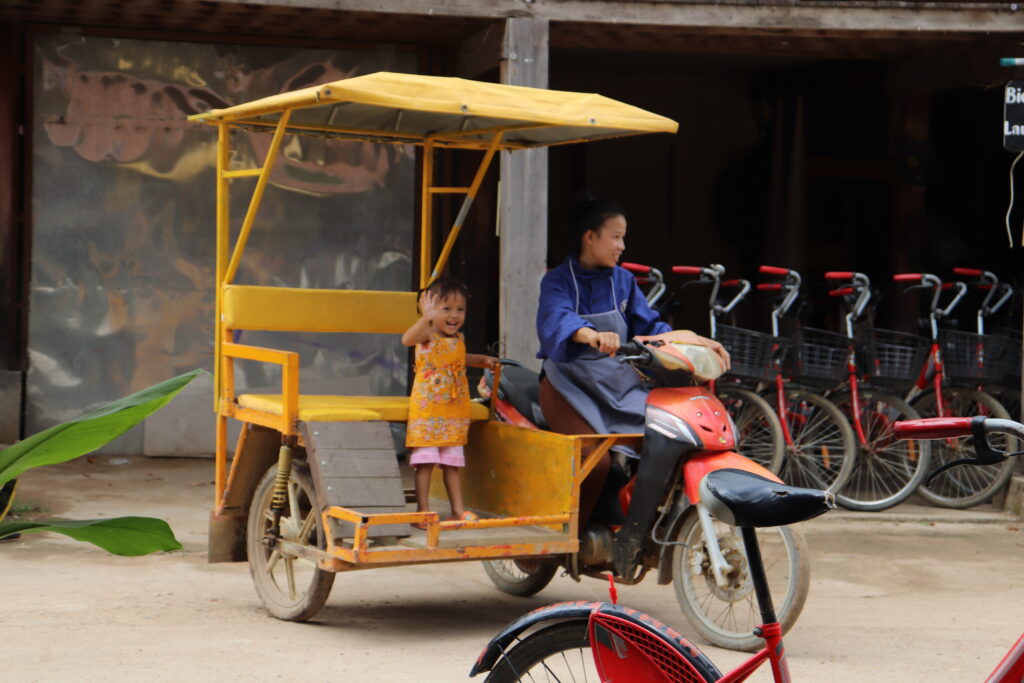 Motorradtaxi Laos 1000 Islands 