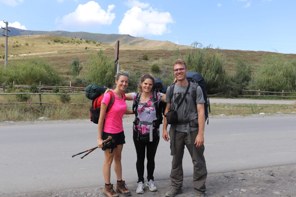 Auf dem Weg nach Altyn Arashan